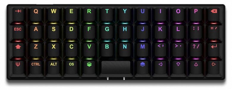 У клавиатуры Planck EZ всего 47 клавиш