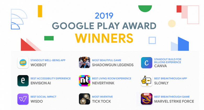 9 лучших приложений Google Play. Объявлены победители Google Play Awards 2019