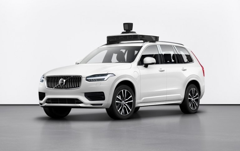 Uber представляет самоуправляемый автомобиль Volvo нового поколения