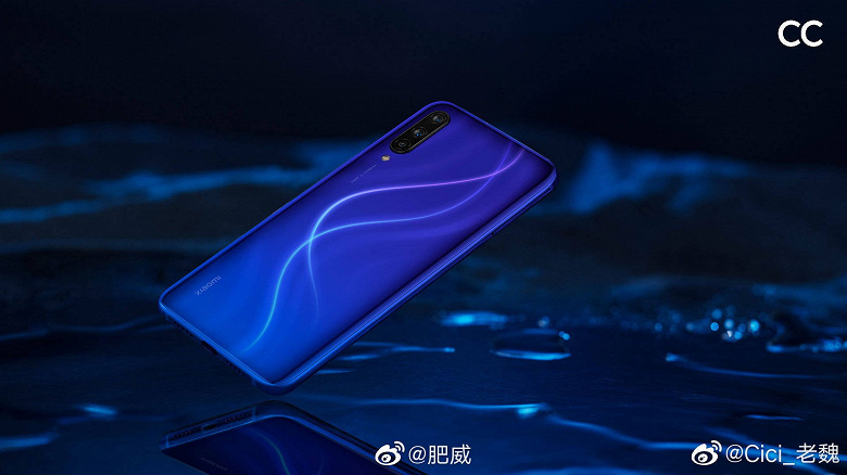 Xiaomi CC9: смартфон в синем цвете и новый видеоролик, намекающий на ночной режим видеосъемки