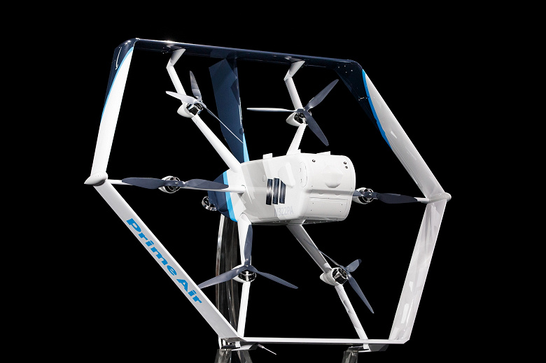 Amazon показала новейший дрон для доставки товаров, который напоминает истребитель из вселенной Star Wars