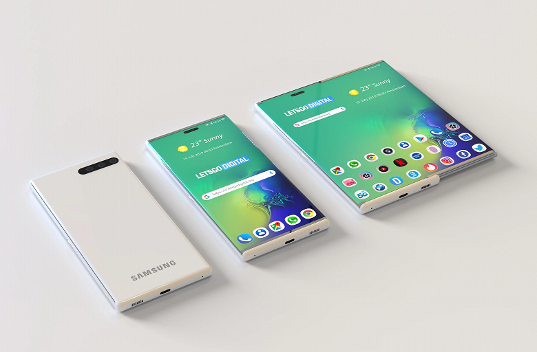 Изображения Samsung Galaxy S11 демонстрируют раздвижной дисплей и необычную камеру
