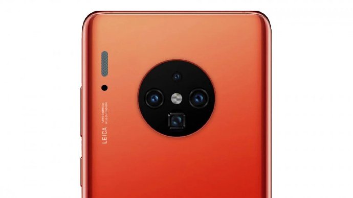 Huawei Mate 30 Pro в красном цвете позирует на рендерах