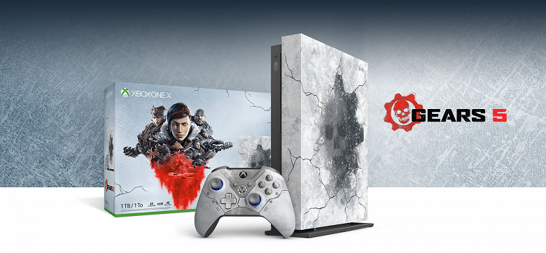 Анонсирована специальная версия консоли Xbox One X для фанатов Gears of War