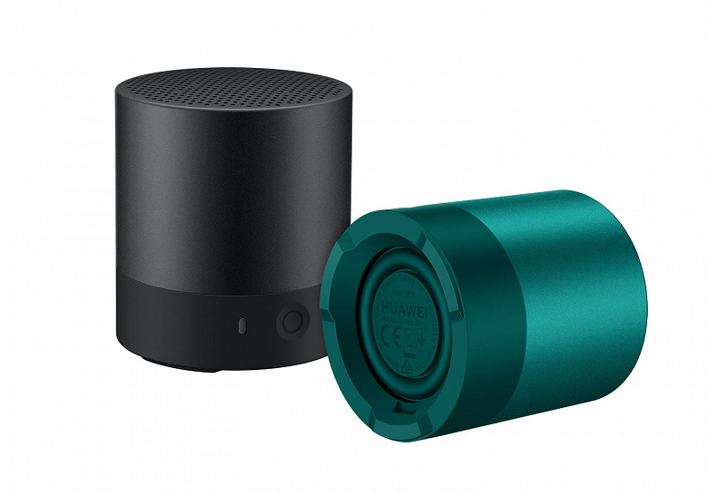 Портативная акустическая система Huawei Mini Speaker может работать без подзарядки до четырех часов