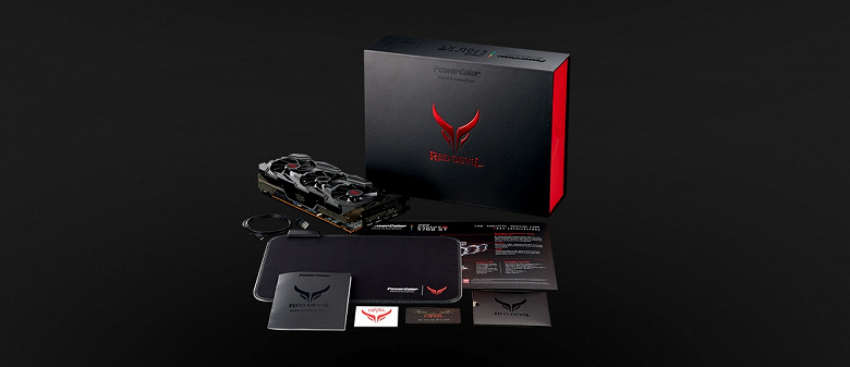 Видеокарты PowerColor Red Devil Radeon RX 5700 получили подсветку... видеопортов