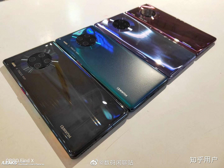 Большая разница. Huawei Mate 30 и Huawei Mate 30 Pro впервые позируют вместе, новые живые фото экрана-водопада