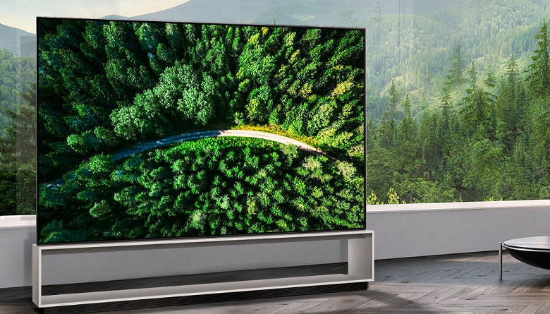 В США начались продажи телевизоров LG Z9 с 88-дюймовыми экранами OLED 8K 