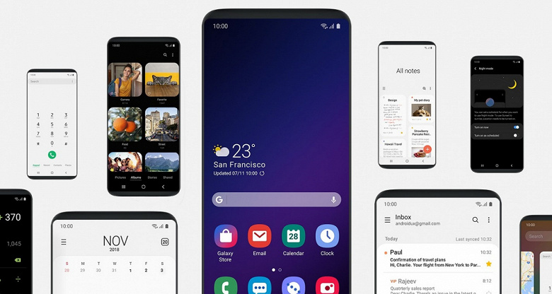 Samsung могла изменить фирменную оболочку One UI 2.0 на Android 10 сильнее ожидаемого