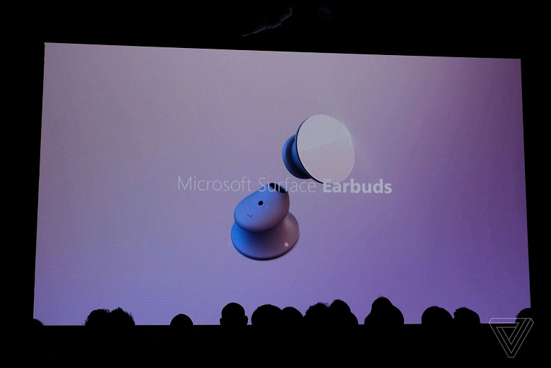 Самый функциональный конкурент AirPods 2: Microsoft представила беспроводные наушники Surface Earbuds, которыми можно перещелкивать слайды в PowerPoint