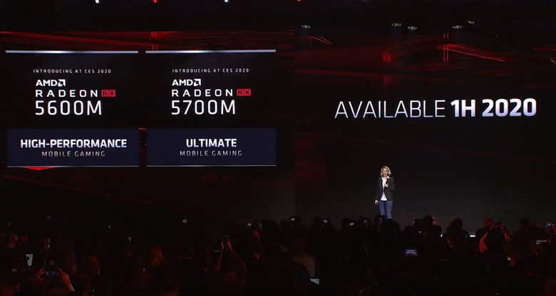 AMD анонсировала видеокарты Radeon RX 5700M и RX 5600M