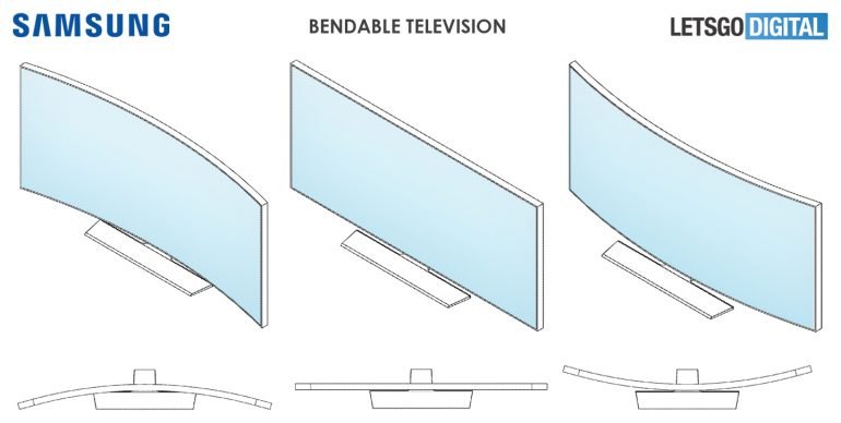 Samsung создала первый гибкий телевизор
