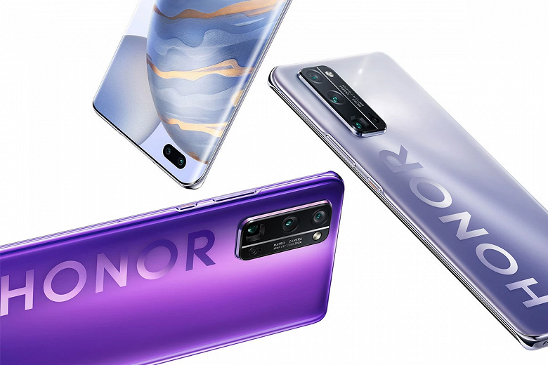Смартфоны Honor V40 первыми в истории получат флагманские SoC четырёх производителей