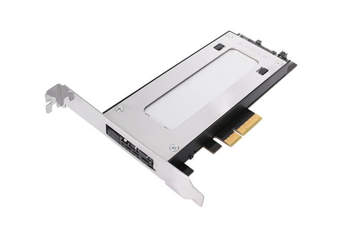Icy Dock ToughArmor MB840M2P-B позволяет подключить в слот PCIe твердотельный накопитель типоразмера M.2