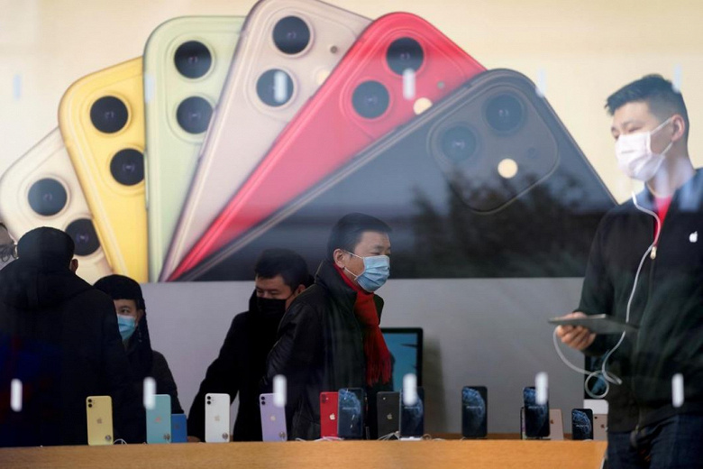 В марте Apple удалось продать в Китае в пять раз больше смартфонов, чем в феврале