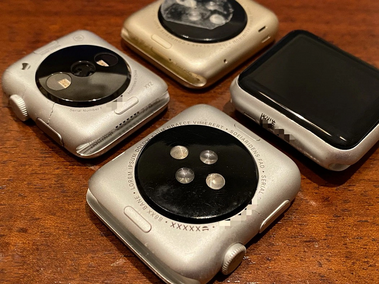 Это прототипы самых первых часов Apple Watch. Они были выпущены за год до выхода устройства на рынок
