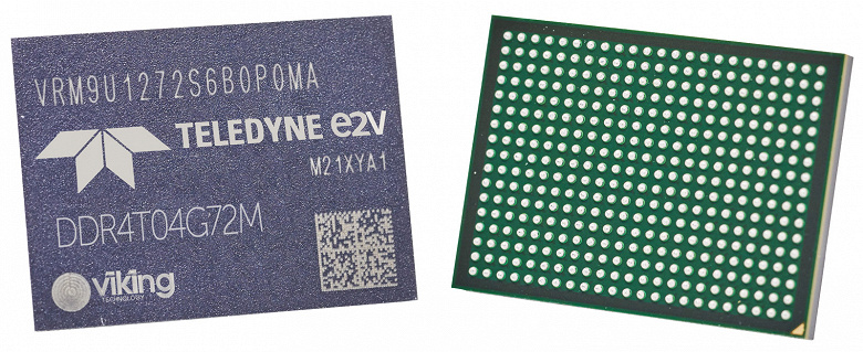 У Teledyne e2v готова первая радиационно-стойкая память DDR4 для космических применений