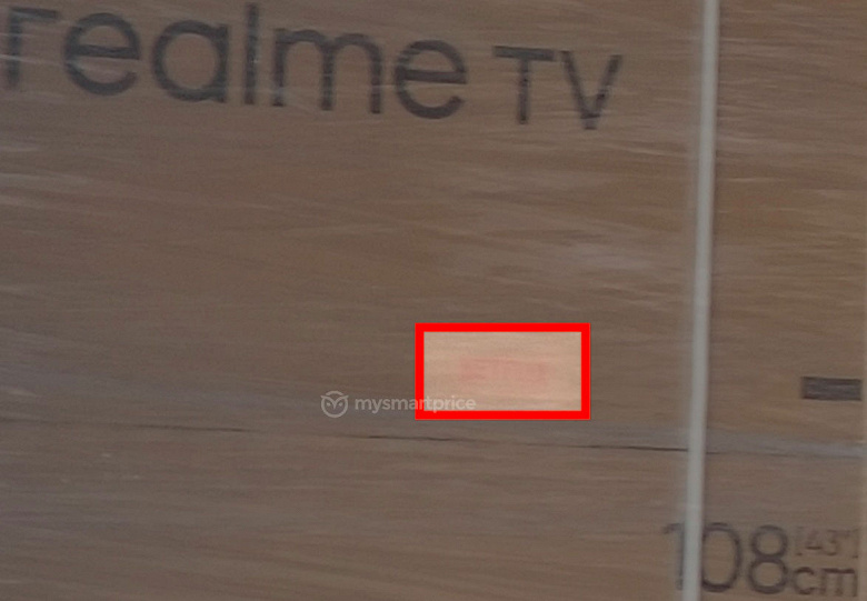 Готовы к отгрузке. Первое фото подтверждает диагональ экрана Realme TV и поддержку Netflix