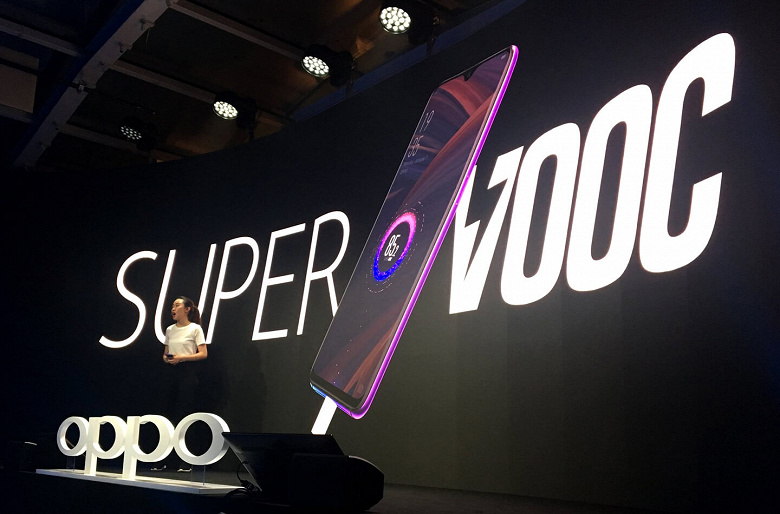 Быстрая зарядка SuperVOOC 3.0 будет иметь максимальную мощность 80 Вт
