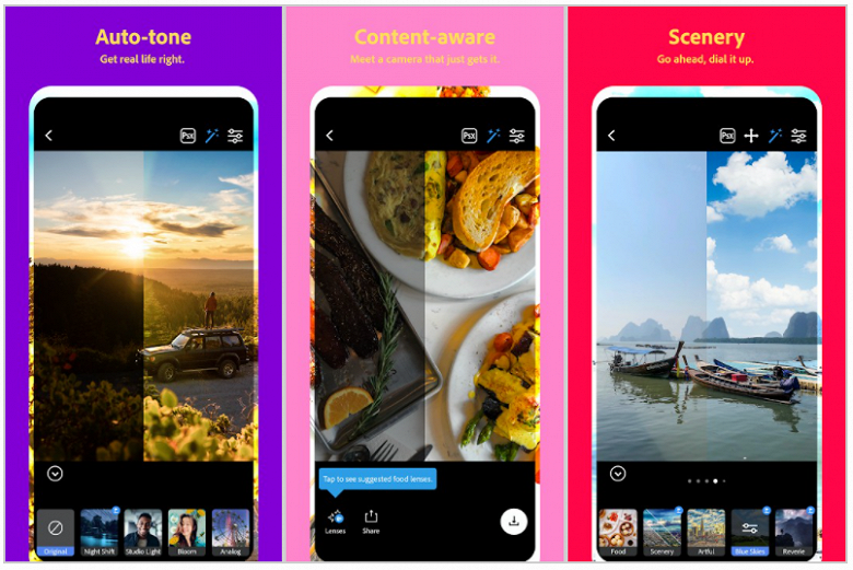 Adobe выпустила Photoshop для камер смартфонов Android и iPhone