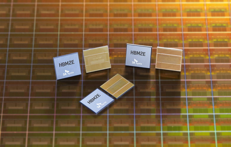 SK hynix начинает серийное производство памяти HBM2E