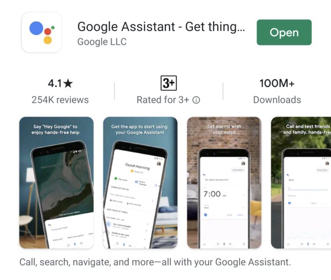 Ассистент Google преодолел рубеж в 100 миллионов установок на Android