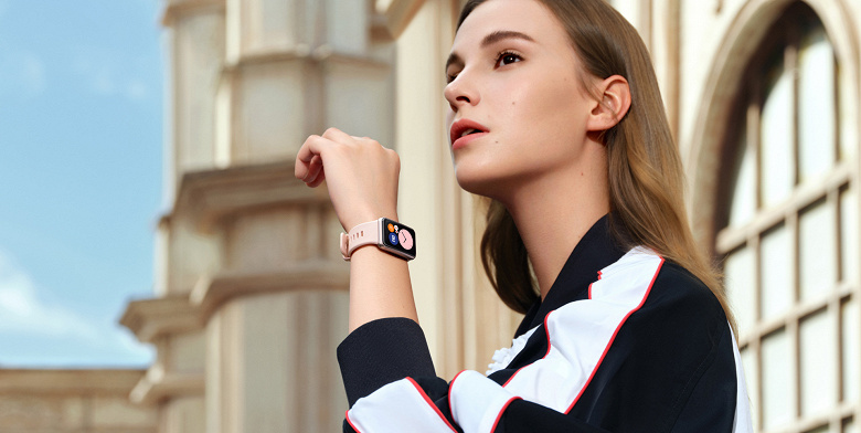 Представлены умные часы Huawei Watch Fit за 110 долларов