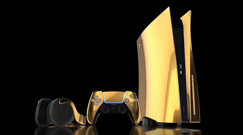 Оформить предзаказ на PlayStation 5 можно будет уже 10 сентября, но просят 8000 фунтов стерлингов. Такая приставка покрыта золотом