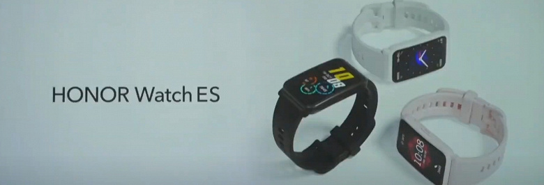 Умные часы Honor Watch ES за 100 евро выделяются прямоугольным экраном