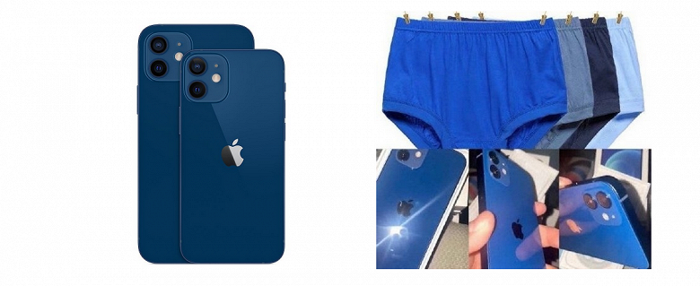 Apple закидали тапками за настоящий синий цвет iPhone 12 