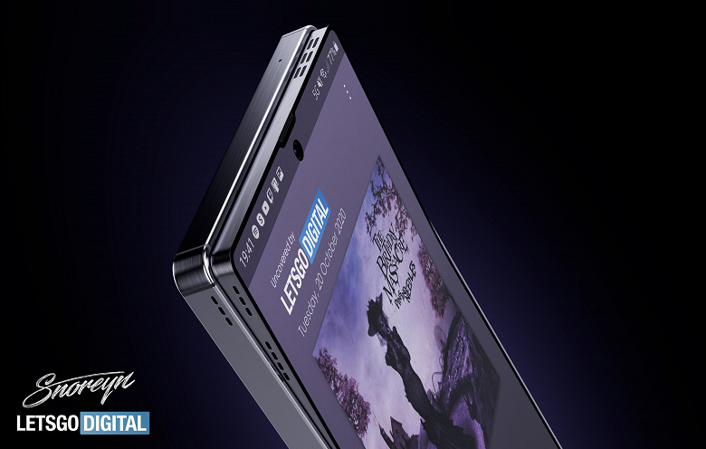 Samsung с «выпадающим» из корпуса экраном, отличным звуком и поддержкой стилуса. Качественные изображения на базе патента 