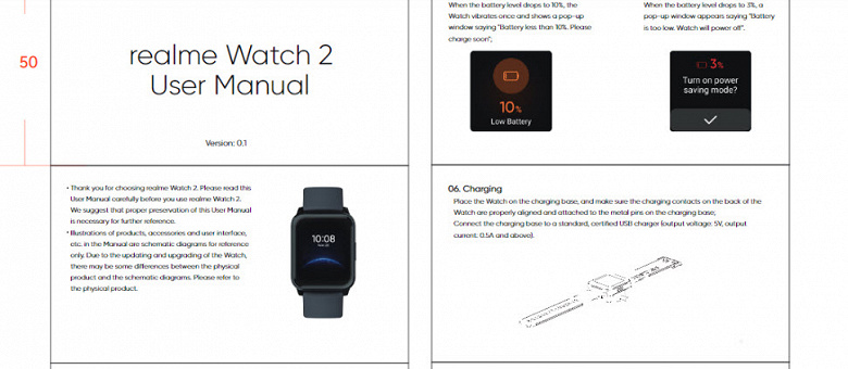Большая утечка Realme Watch 2. Фото и характеристики умных часов