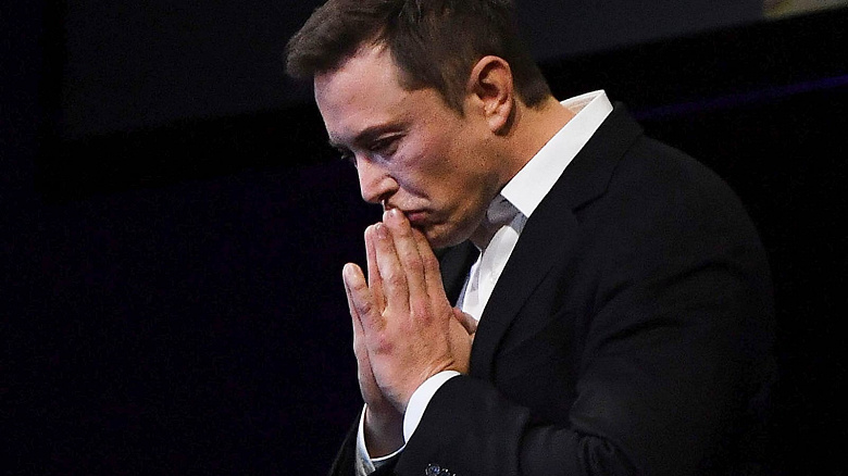 Рекордное обрушение акций Tesla, Илон Маск потерял 50 млрд долларов за два дня
