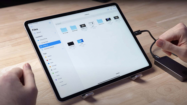 Новый iPad Pro в разы медленнее передаёт данные посредством Thuderbolt 3, чем новый MacBook Pro