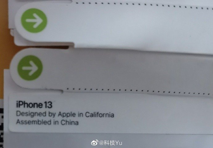 Название iPhone 13 подтверждено: появились фотографии упаковочных наклеек