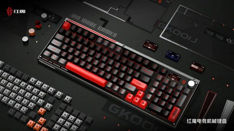 Nubia представила киберспортивные клавиатуру и мышь Red Magic
