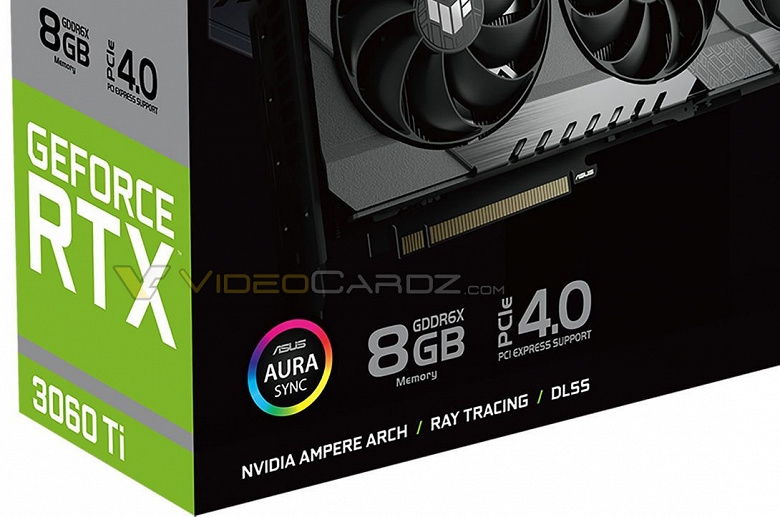 Для тех, кто не хочет ждать доступных карт GeForce RTX 40. Asus первой выпустила GeForce RTX 3060 Ti с памятью GDDR6X