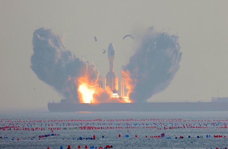 Состоялся первый запуск самой мощной твердотопливной ракеты в мире — китайской Gravity-1