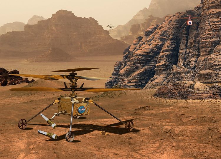 Марсианский вертолет-пионер Ingenuity и его новое достижение в 69-м полёте