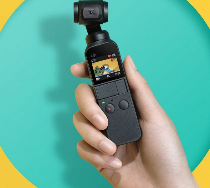 Представлена Osmo Pocket – самая маленькая камера DJI с миниатюрным трехосным стабилизатором и поддержкой дополнительных модулей