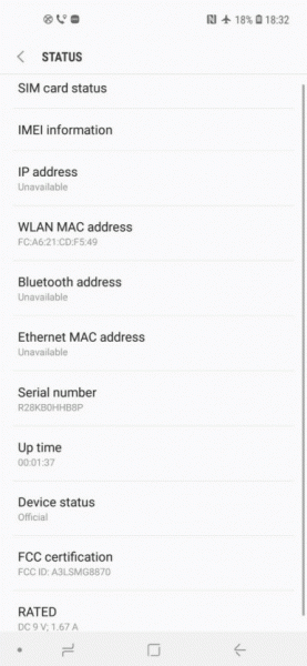 Снимок экрана Samsung Galaxy A8s косвенно подтверждает использование дырявого экрана Infinity-O 