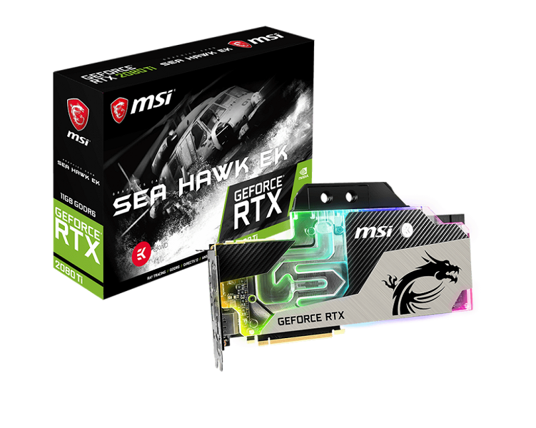 MSI представила четыре видеокарты GeForce RTX 2080 и RTX 2080 Ti с жидкостным охлаждением
