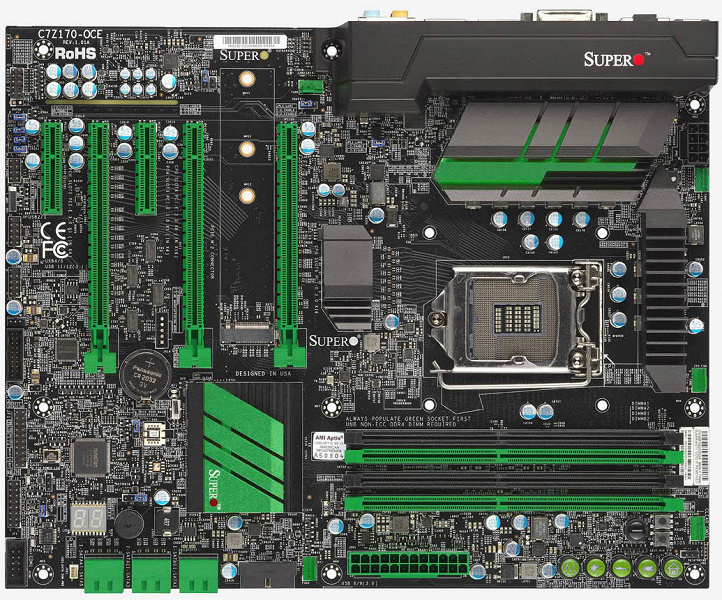 SuperMicro готовит к выпуску игровые системные платы с поддержкой PCIe Gen4 и DDR5