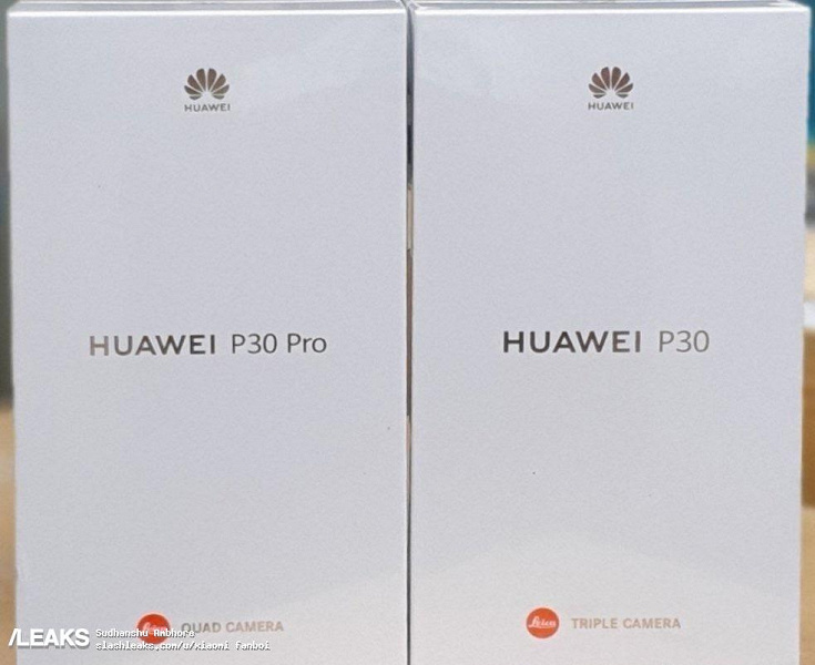 Фотогалерея дня: смартфон Huawei P30 Pro вместе с упаковкой