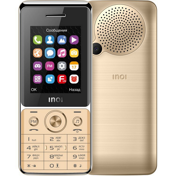 Кнопочный телефон Inoi 248M получил громкий 2-ваттный динамик и емкий аккумулятор