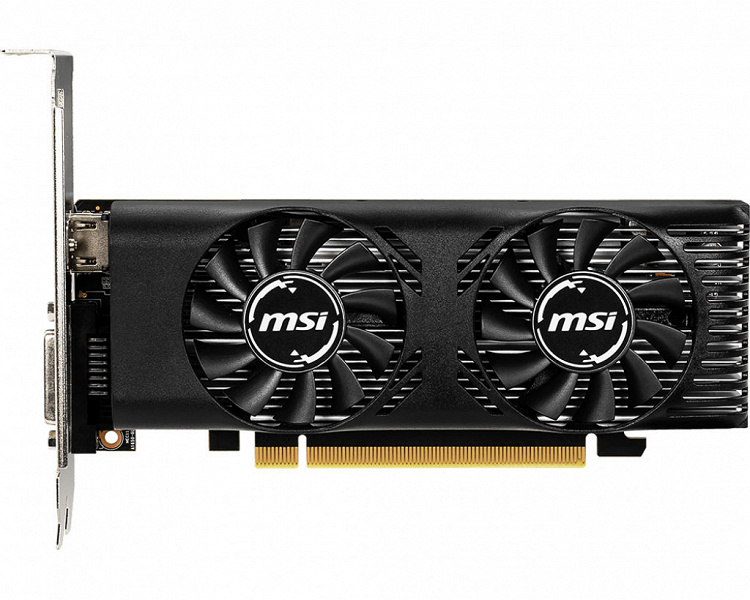 MSI выпускает низкопрофильную видеокарту GeForce GTX 1650