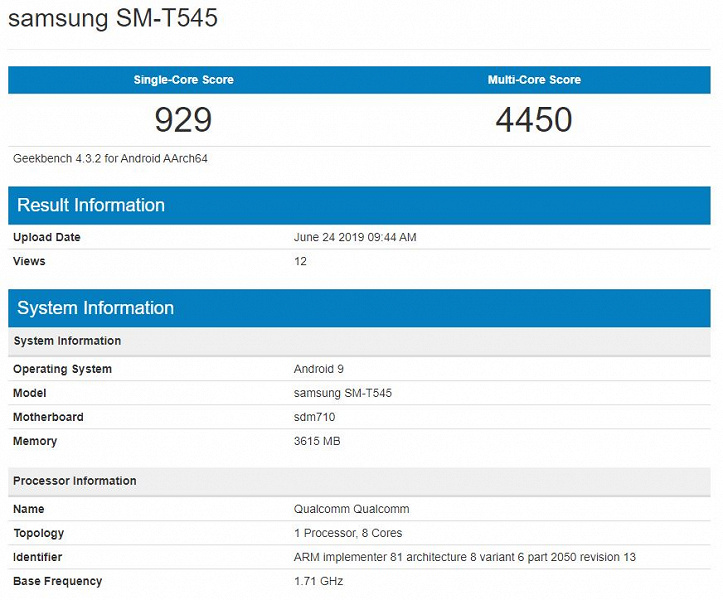 Защищенный планшет Samsung Galaxy Tab Active Pro получил платформу Snapdragon 710 и 4 ГБ ОЗУ