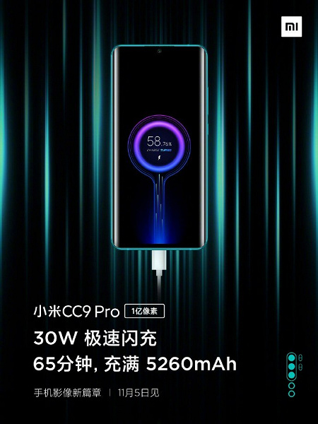 Xiaomi Mi CC9 Pro и Mi Note 10 получили не только суперкамеру, но и супераккумулятор c быстрой зарядкой