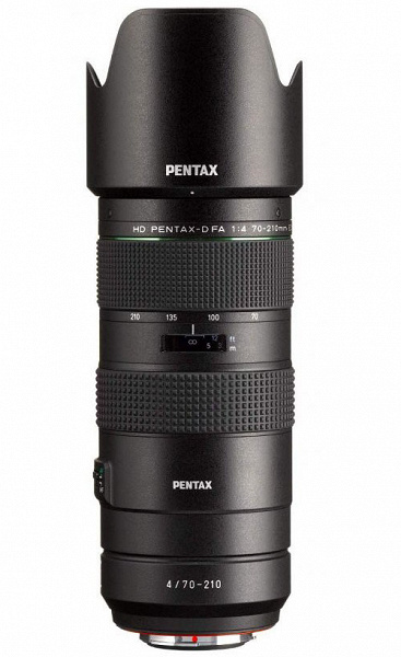Появилось первое изображение объектива HD Pentax-D FA 70-210mm f/4 ED SDM WR