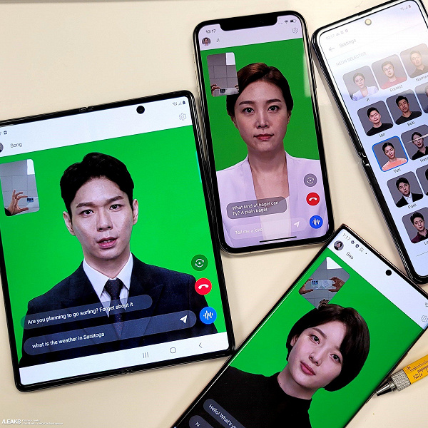 Флагманы iPhone и Samsung с «искусственным человеком» Neon. Опубликованы качественные фото